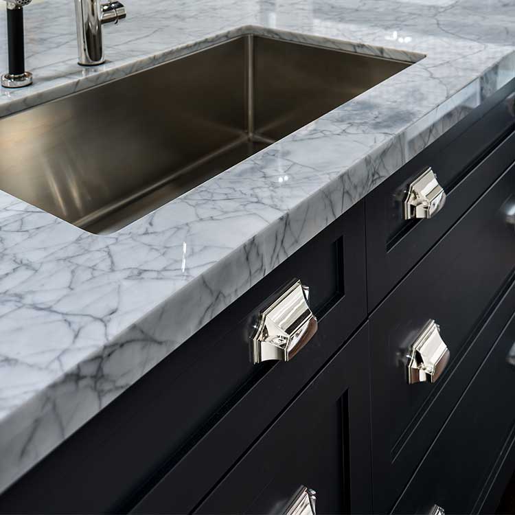 marble kitchen counter Italian style