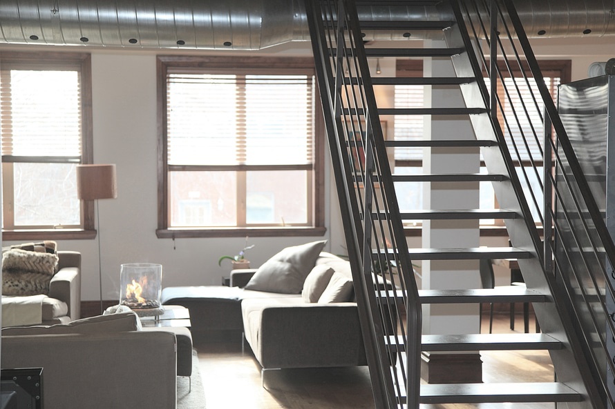 Loft stairs perfect home office